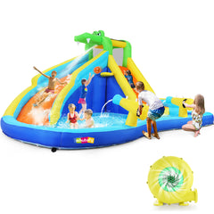 Whubefy Inflatable Water Slide Park