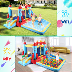 Whubefy Bounce House Water Slide