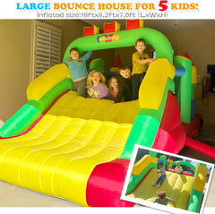 Whubefy 18x8.2FT Large Bounce House for Big Kids 8-12