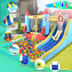 Whubefy Bounce House Water Slide